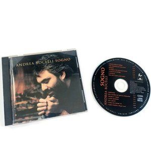 Andrea Bocelli CD Sogno -90s -Opera -Italian Pop *MINIMAL WEAR